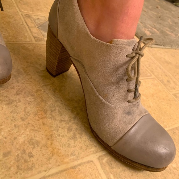 Grey bootie heels - Picture 3 of 4